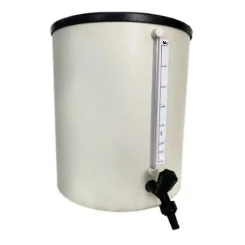 Barrilete em PVC 100 Litros com Torneira