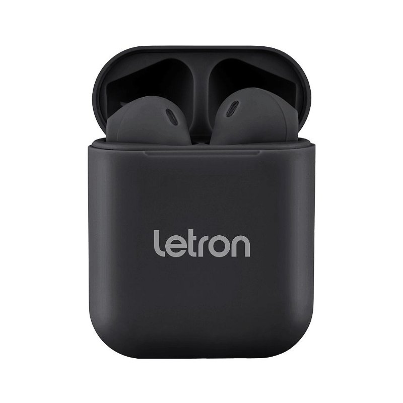 Fone Sem Fio Box Branco Estereo Earbuds/Case Carregador Bluetooth Letron -  leonora