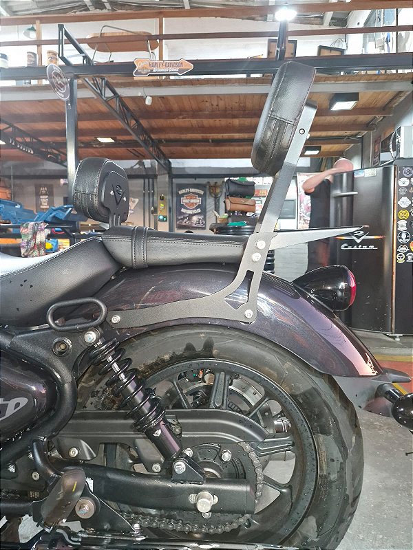 Fixobar Sissy bar Fixo Royal Enfield Super Meteor 650 2024 em diante - V2 Custom