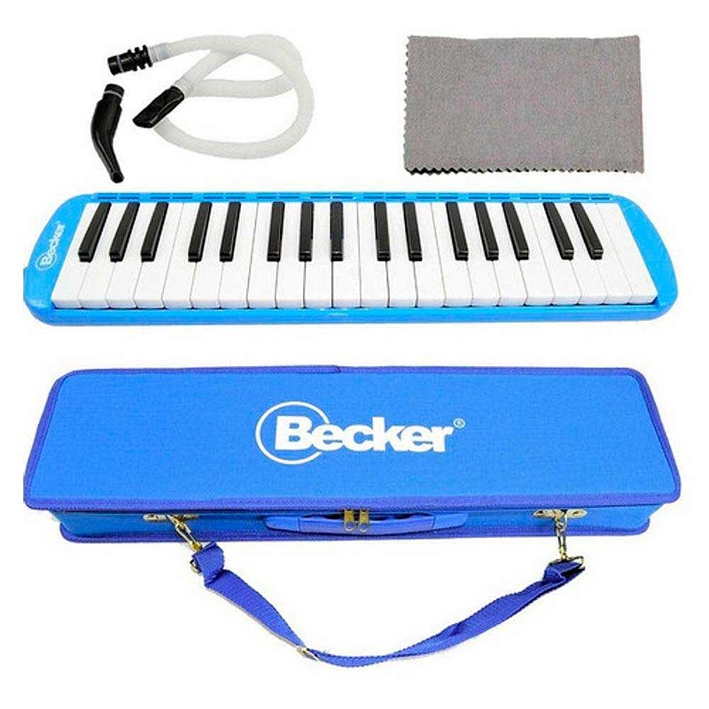 Escaleta Melodica Becker ME32 com Estojo Azul Engenho Store
