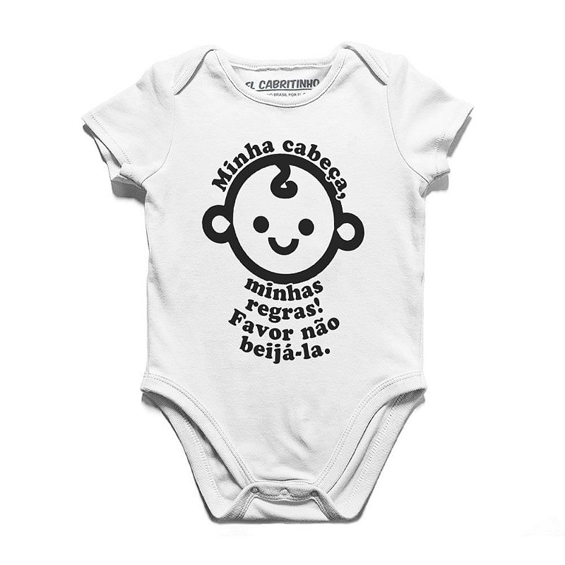 Minha Cabe A Minhas Regras Body Infantil El Cabriton Camisetas Online Vamos Colocar Mais