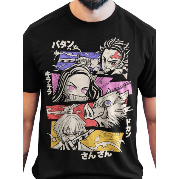 Camiseta Masculina Demon Slayer – NERD BEM TRAJADO