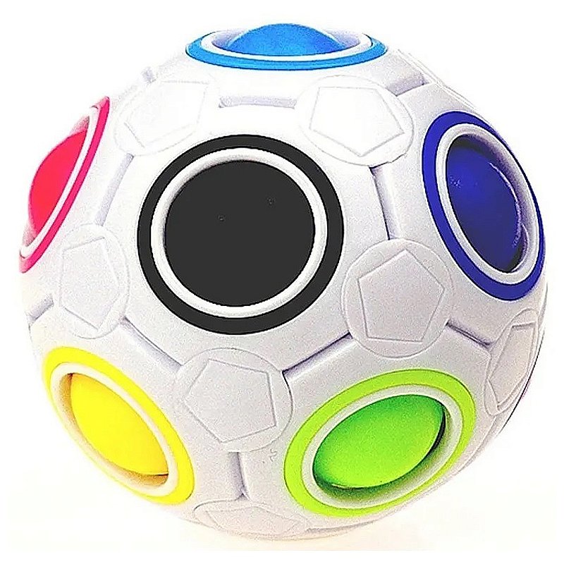 Bola de quebra-cabeça Rainbow Magic Ball Cube Fidget Sensorial