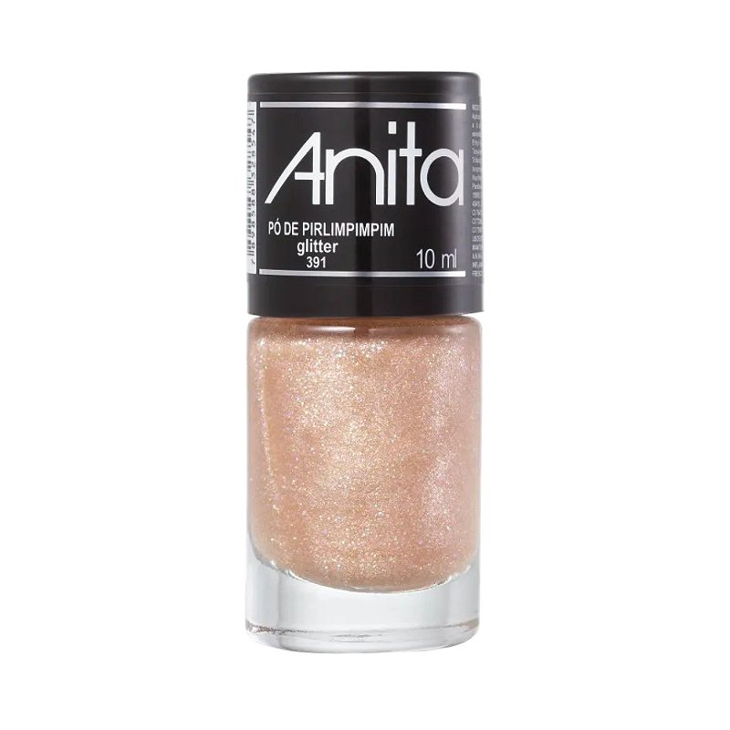 Esmalte Glitter Cor Pó De Pirlimpimpim 10ml Anita