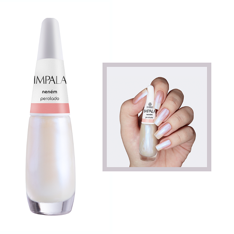 Esmalte A Cor da Sua Moda Perolado Cor Neném 7,5ml Impala