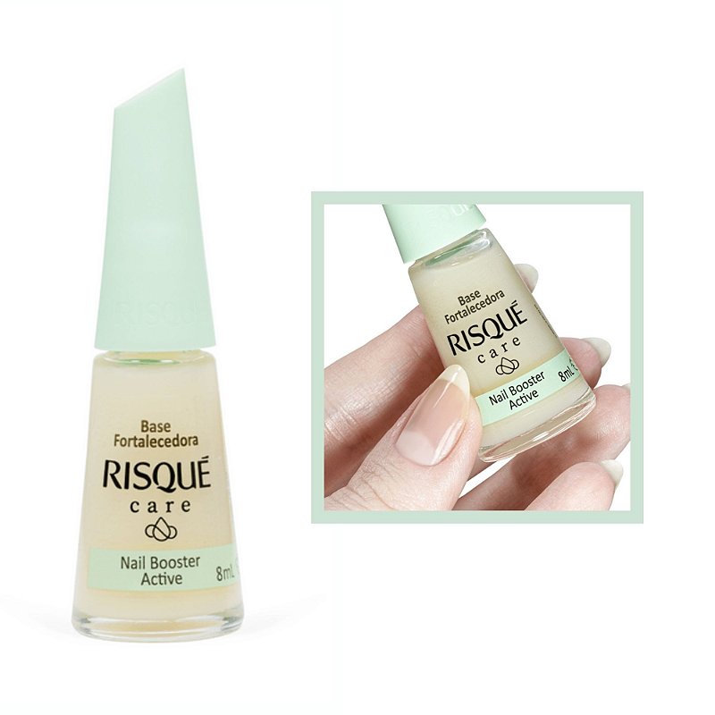 Esmalte Risque Care Technology Base Fortalecedora Reparadora 8ml Risque