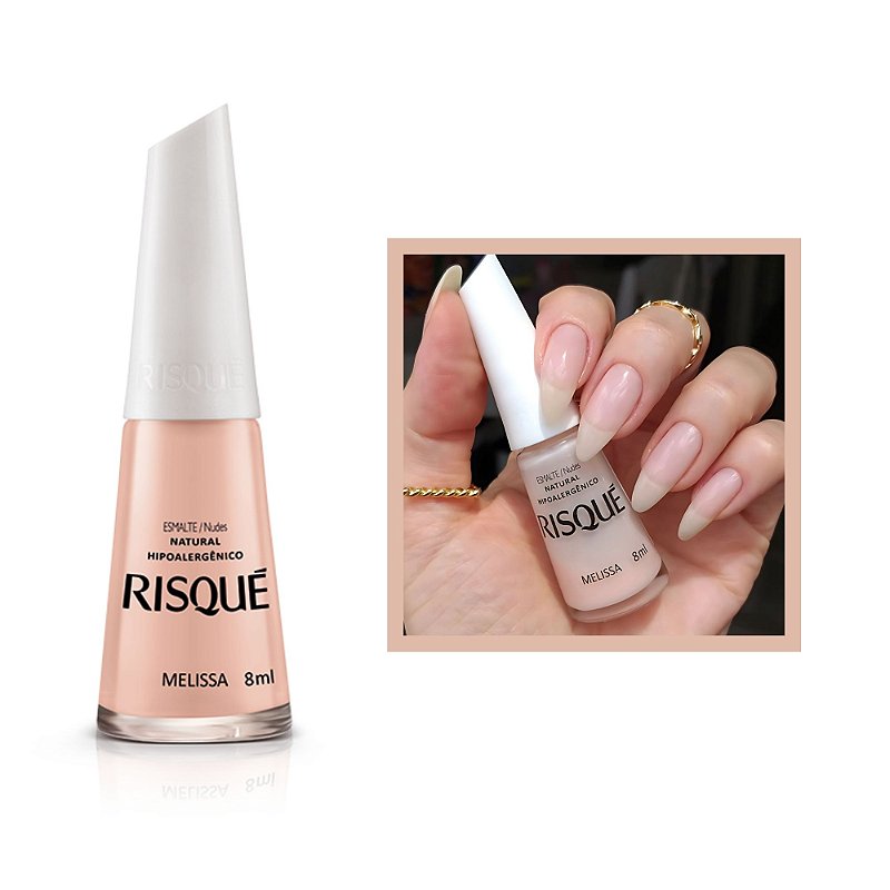 Esmalte Transparente Cor Melissa 8ml Risque