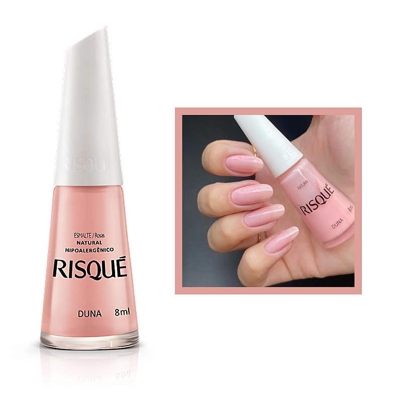 Esmalte Natural Cor Duna 8ml Risque