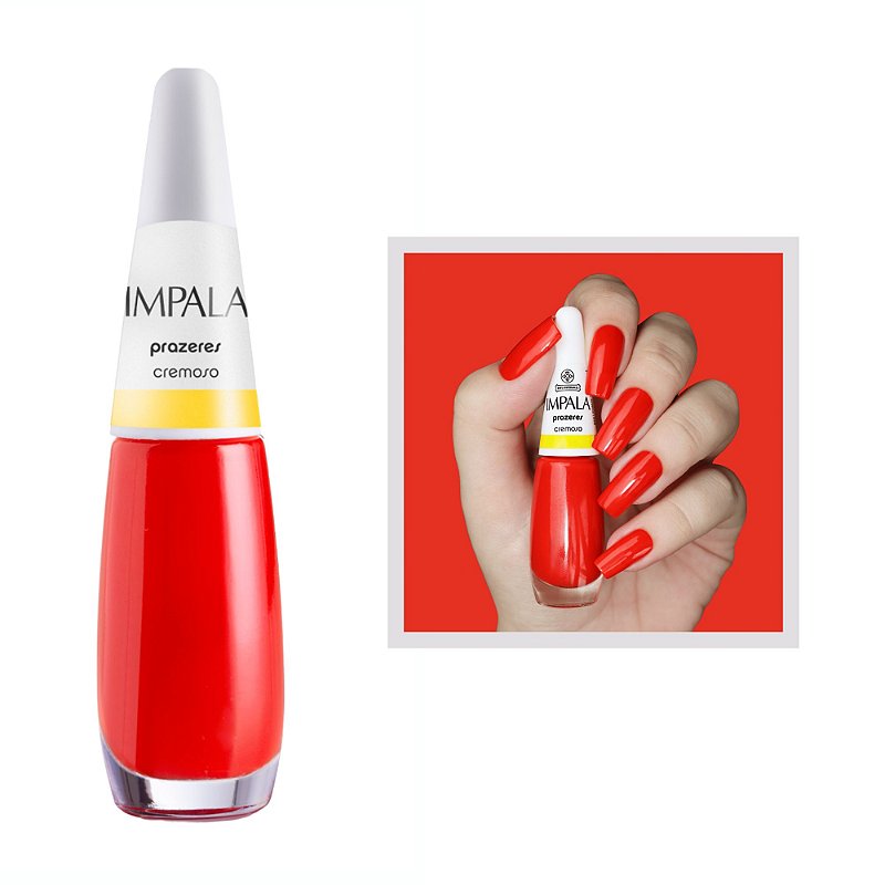 Esmalte  A Cor da Sua Moda Cremoso Cor Prazeres 7,5ml Impala