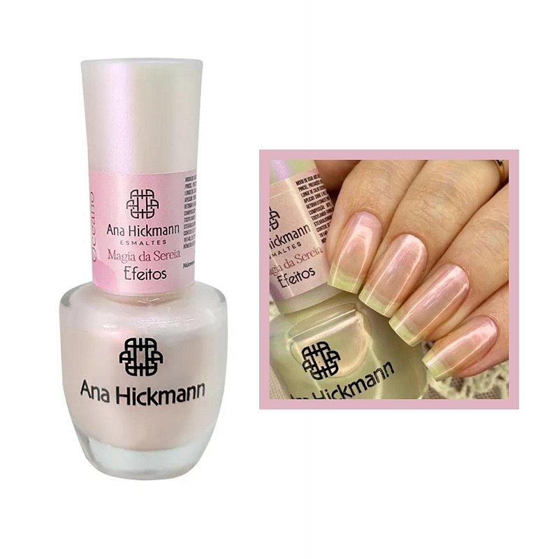 Esmalte Lendas do Oceano Perolado Cor Magia da Sereia 9ml Ana Hickmann