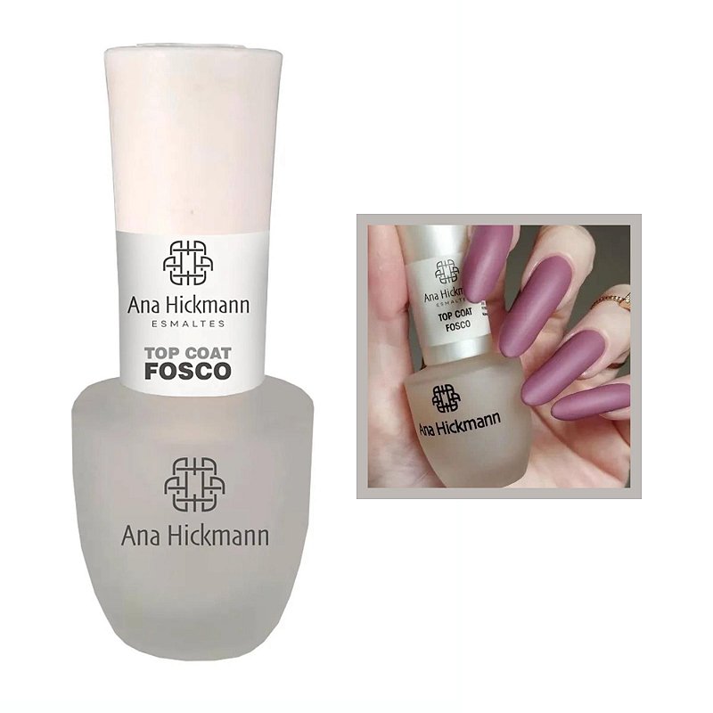 Esmalte Top Coat Fosco Matte 9ml Ana Hickmann