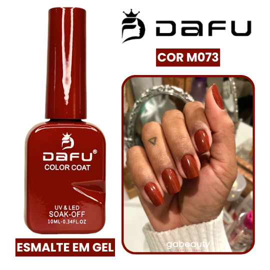 Esmalte em Gel UV & LED M073 Marrom 10ml Dafu