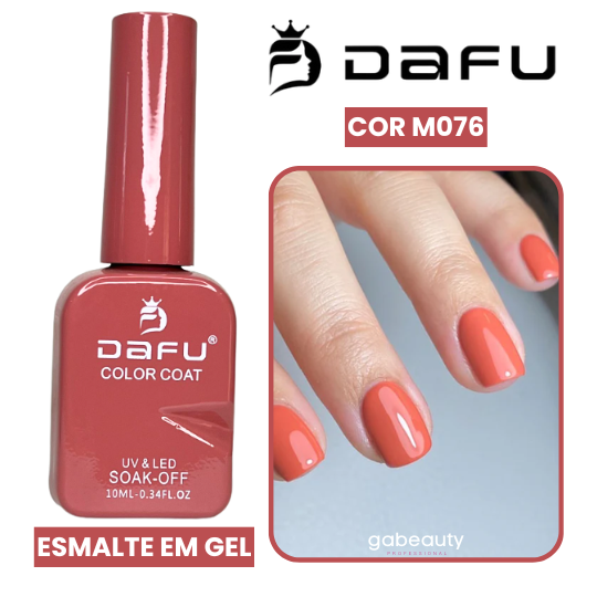 Esmalte em Gel UV & LED M076 Avelã 10ml Dafu
