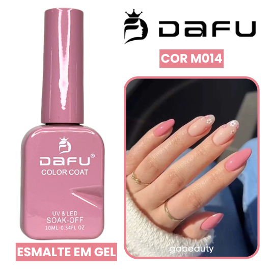 Esmalte em Gel UV & LED M014 Rose 10ml Dafu