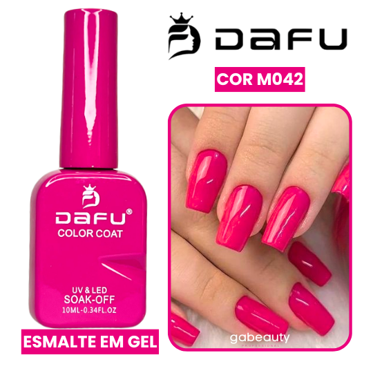 Esmalte em Gel UV & LED M042 Pink 10ml Dafu