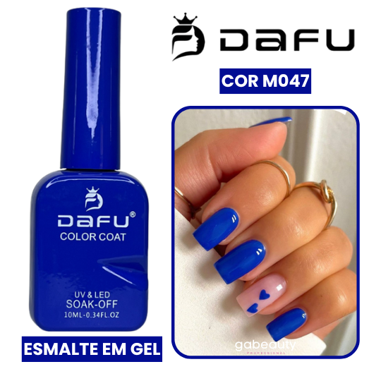 Esmalte em Gel UV & LED M051 Azul Royal 10ml Dafu