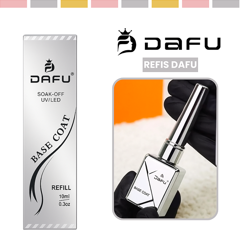 Refil Base Coat Soak-Off UV/LED 10ml Dafu