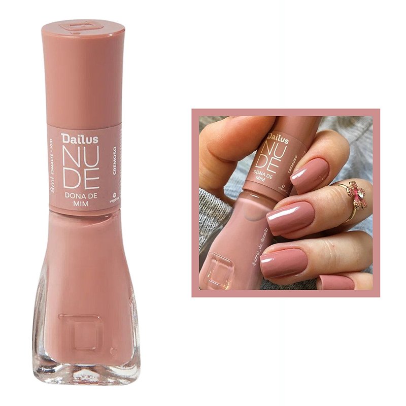 Esmalte Nude Dona De Mim Cremoso 8ml Dailus