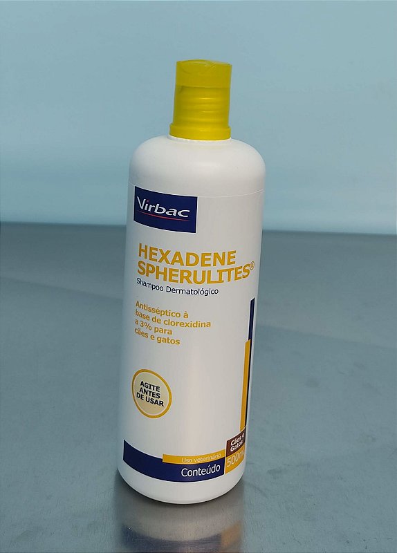 SHAMPOO HEXADENE SPHERULITES 500ML Clínica Veterinária Iririu