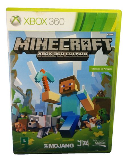 Jogo De Xbox 360 Minecraft Game Semi Novo Original Físico