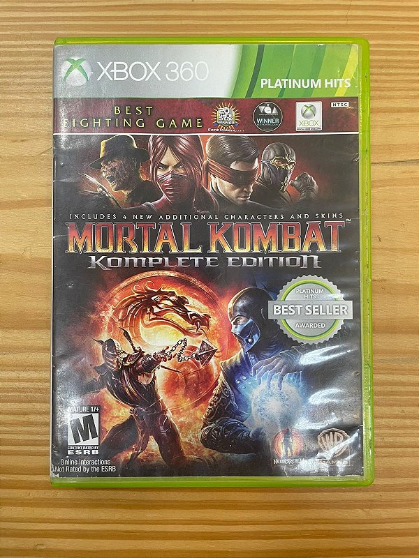 Mortal Kombat Komplete Edition Xbox 360 Midia Fisica - Aloja