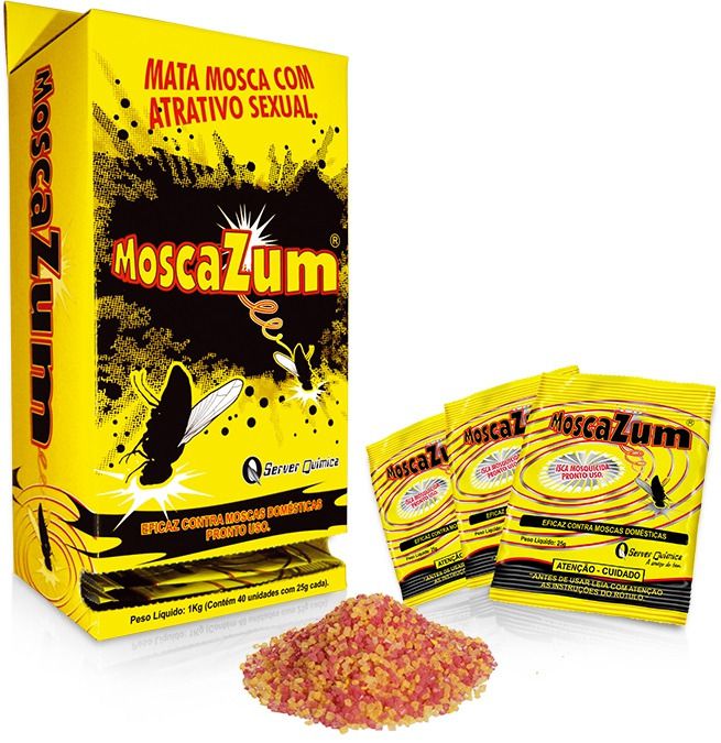 Anti Moscas Moscazum Isca Atrativa Sexual 1kg Server Química
