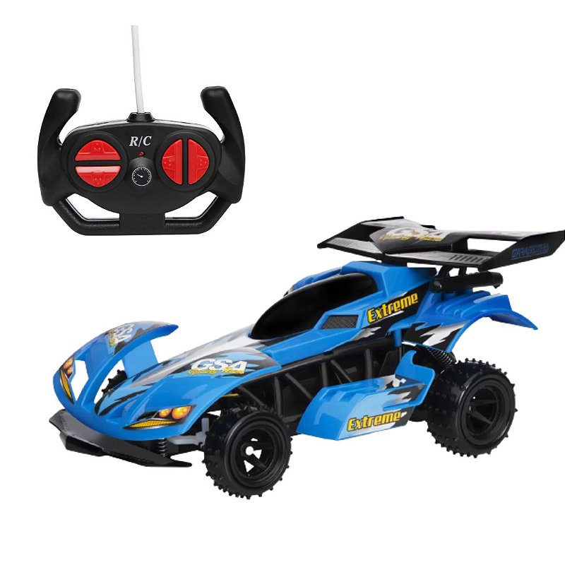 Carrinho de Corrida Infantil Control Spark Com Controle Via