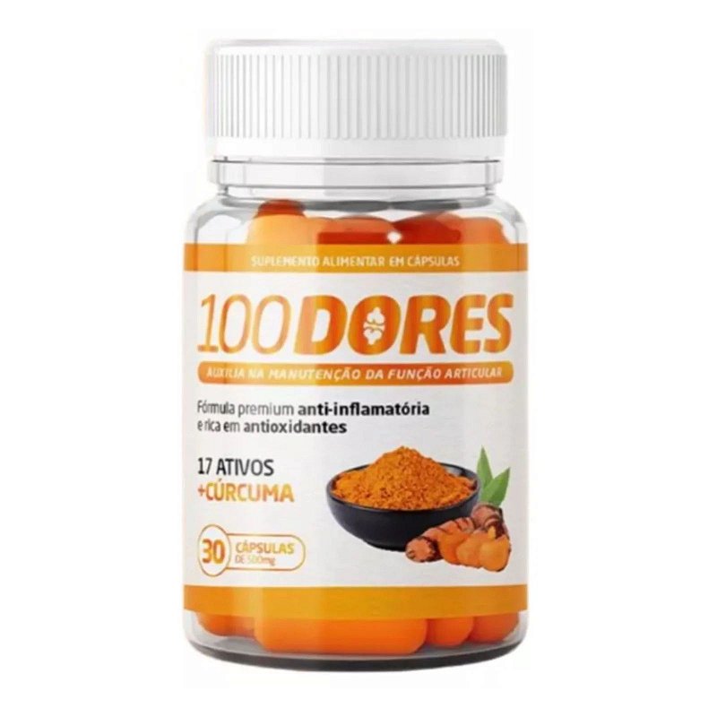 100 Sem Dores Suplemento Alimentar Em Cápsulas Original - Botica 22