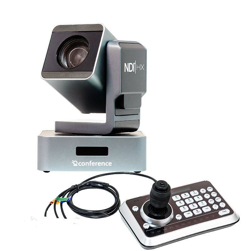 zomii Kit 1 Câmera Mini PTZ 20x Church + 1 Joystick JTK1 SERIAL 485 + 1