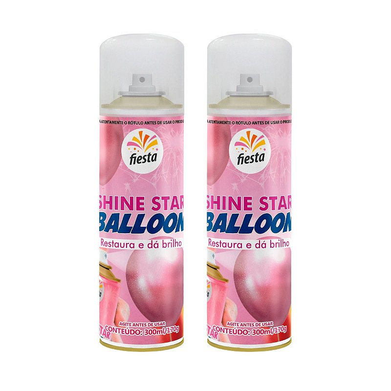KIT C/ 2 BRILHA BALÃO - SHINE STAR BALLOON 300ml/170g