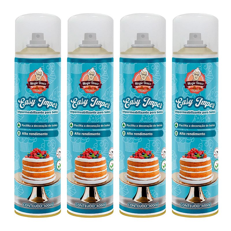 KIT C/ 4 IMPERMEABILIZANTE PARA BOLOS EASY IMPER 400ml