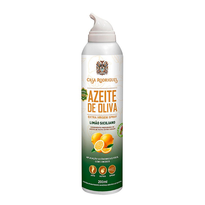 Azeite Extra Virgem 200ml - Casa Rodrigues Aroma Limão Siciliano