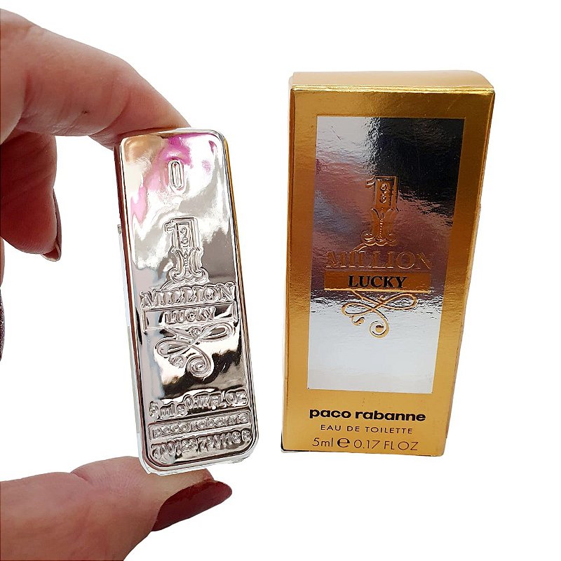 Miniatura 1 Million Lucky Paco Rabanne Eau de Toilette - 5ml - Original -  Kaory Perfumaria - Perfumes Originais & Decants