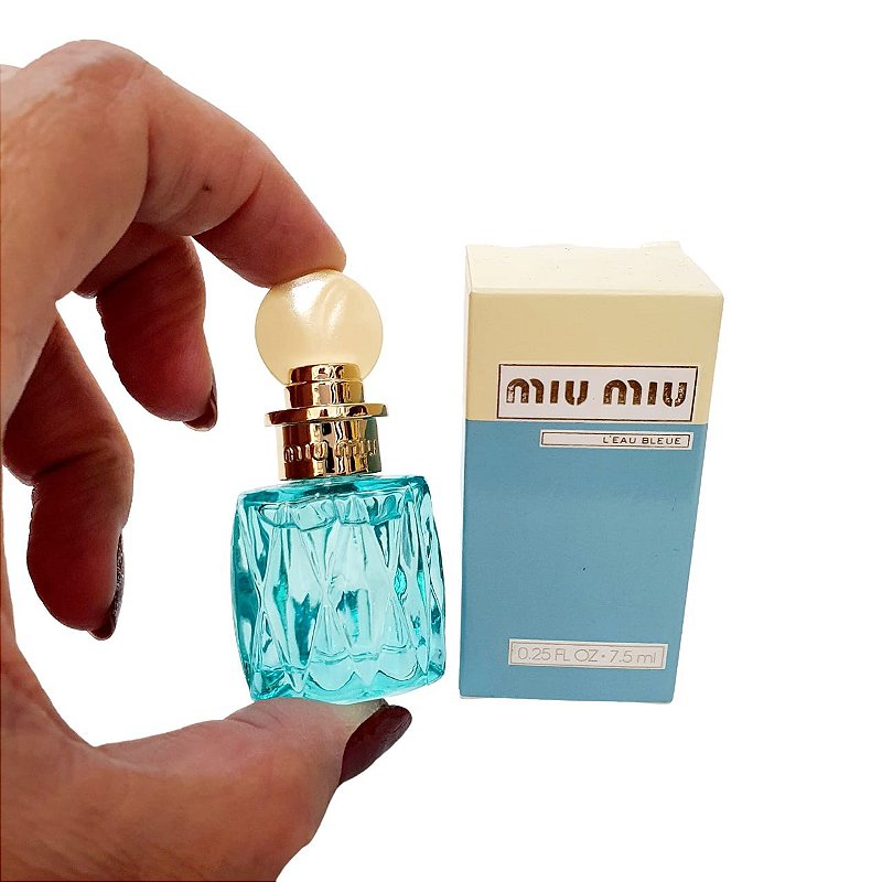 Miniatura Miu Miu L'Eau Bleue Eau de Parfum - 7,5 ml - Original