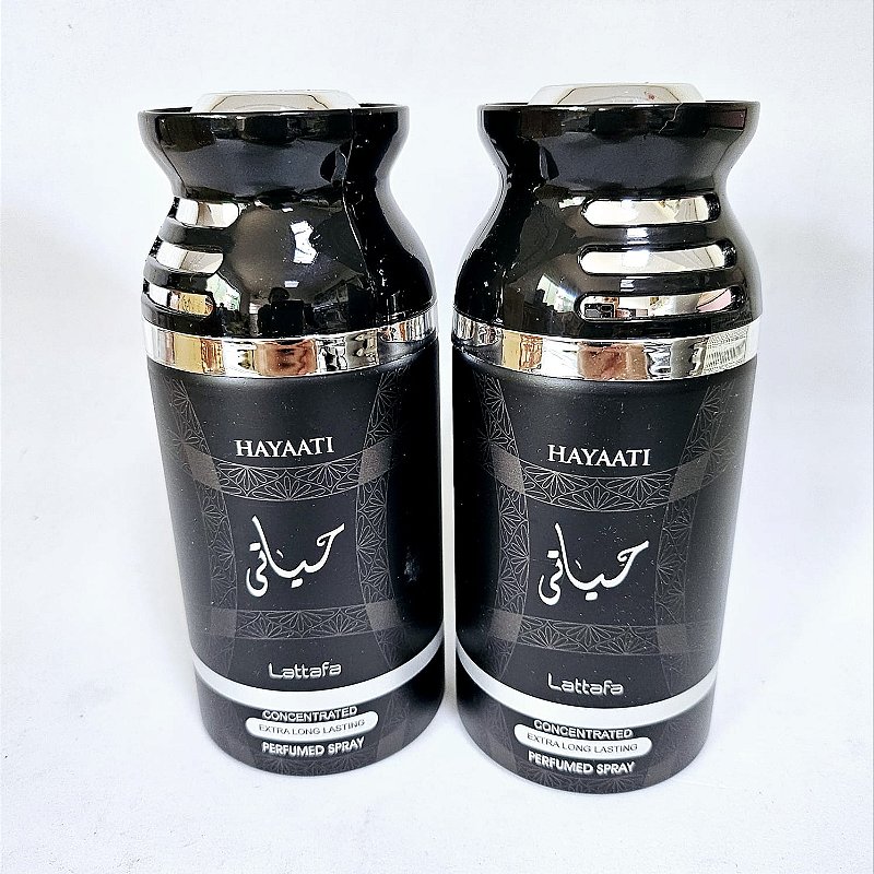 Hayaati Lattafa - Perfume Árabe Masculino em Aerosol Concentrado