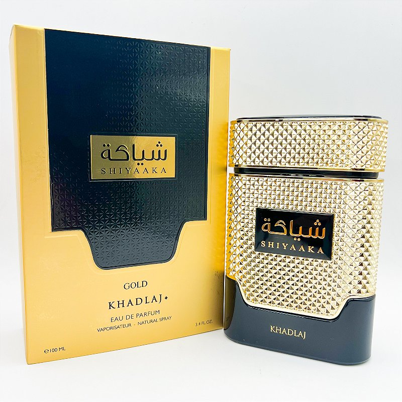 香水(ユニセックス) Khadlaj Shiyaaka  100ml Perfume Shiyaaka Gold - Khadlaj - Eau de Parfum - Compartilhável