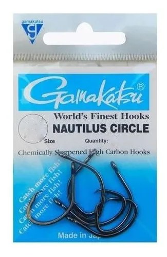 Anzol Gamakatsu Nautilus Circle - Sua Assessoria no Mundo da Pesca
