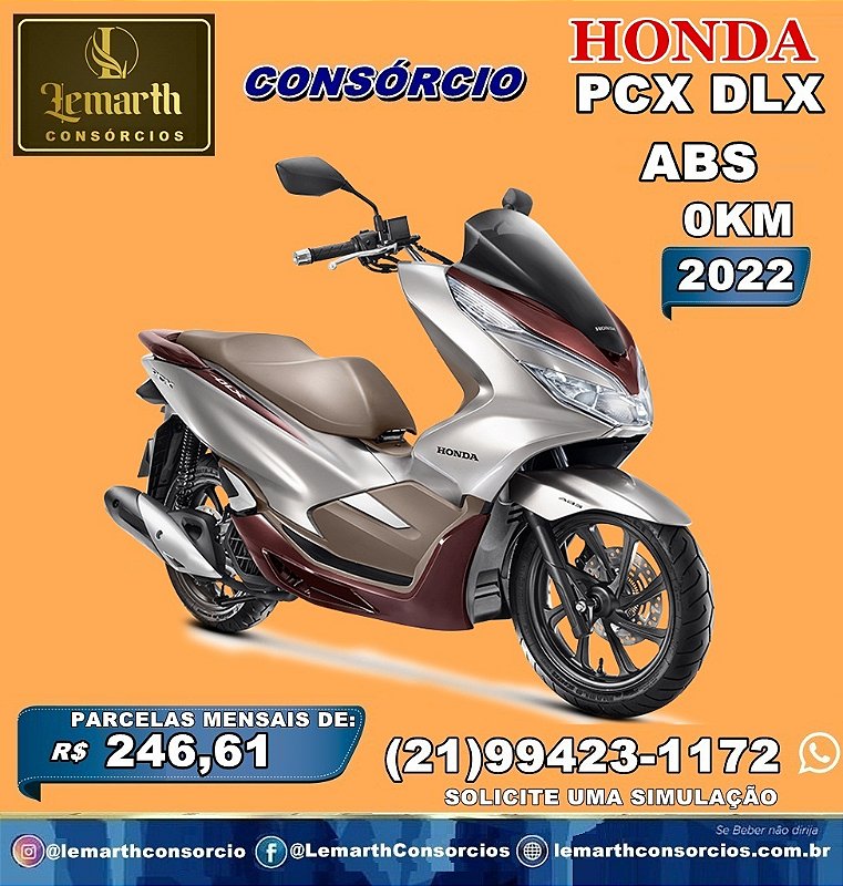 MOTO HONDA PCX DLX ABS 2022 0KM