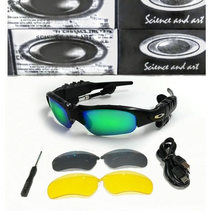 Óculos De Sol C/ Mp3 Player Bluetooth Fone Ouvido - Elite Runners