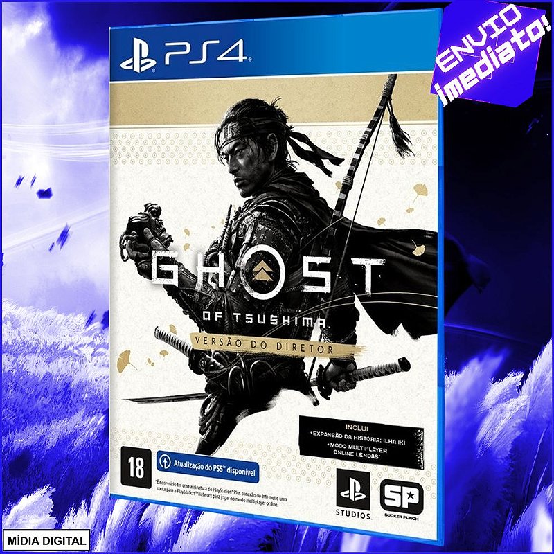 Ghost Of Tsushima Ps4 Mídia Física Lacrado Em Português Br - Sony Sucker  Punch - Jogos de Ação - Magazine Luiza