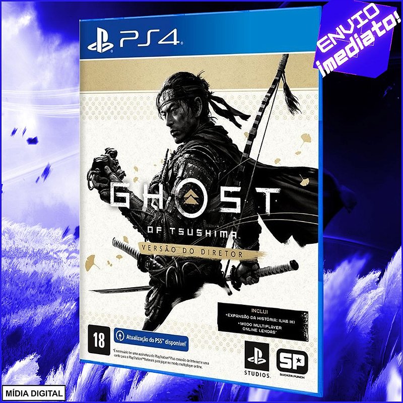 Jogo Ghost of Tsushima: Versão do Diretor - PS4 - Whale ltda