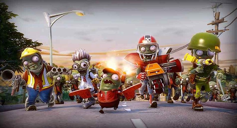 Painel para decoração de festa infantil - Plants vs 