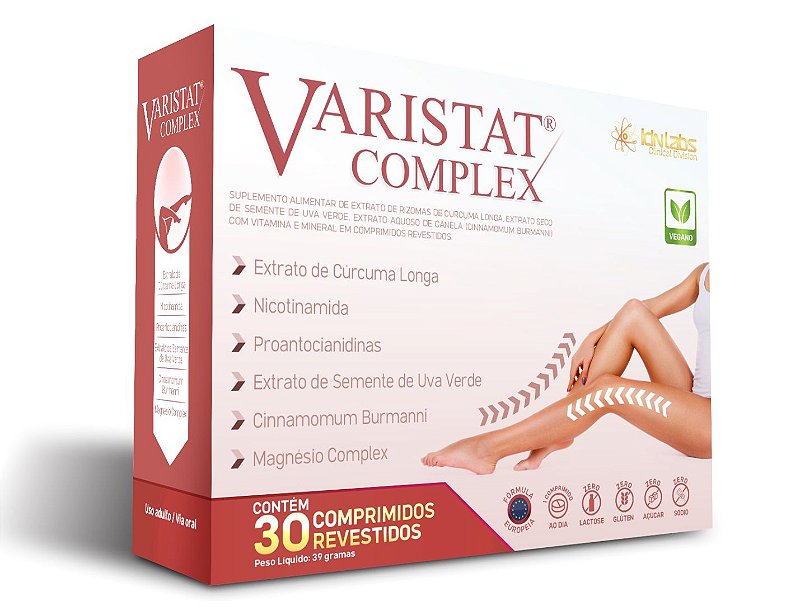 Suplemento Alimentar Varistat Complex Comprimidos Revestidos Resilifarma Sa De Em