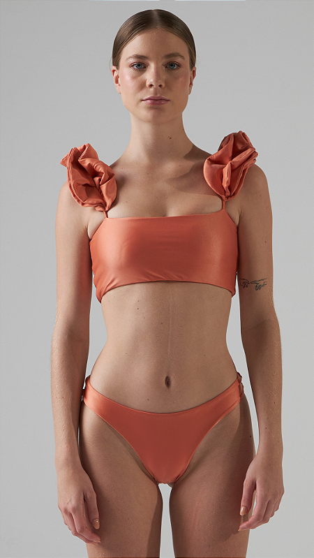CORAL AKNA BIKINI TOP