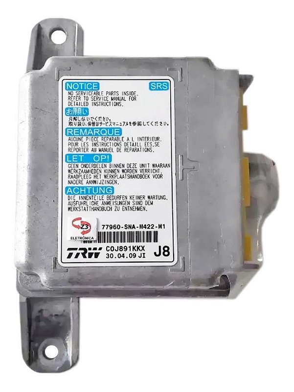Modulo de Air bag Honda Civic 2007 até 2011 Speed Parts