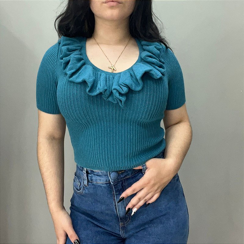 Mini Blusa Trico-Modal