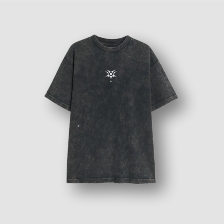 Camiseta Oversized Cinza Stonada (By Relva)