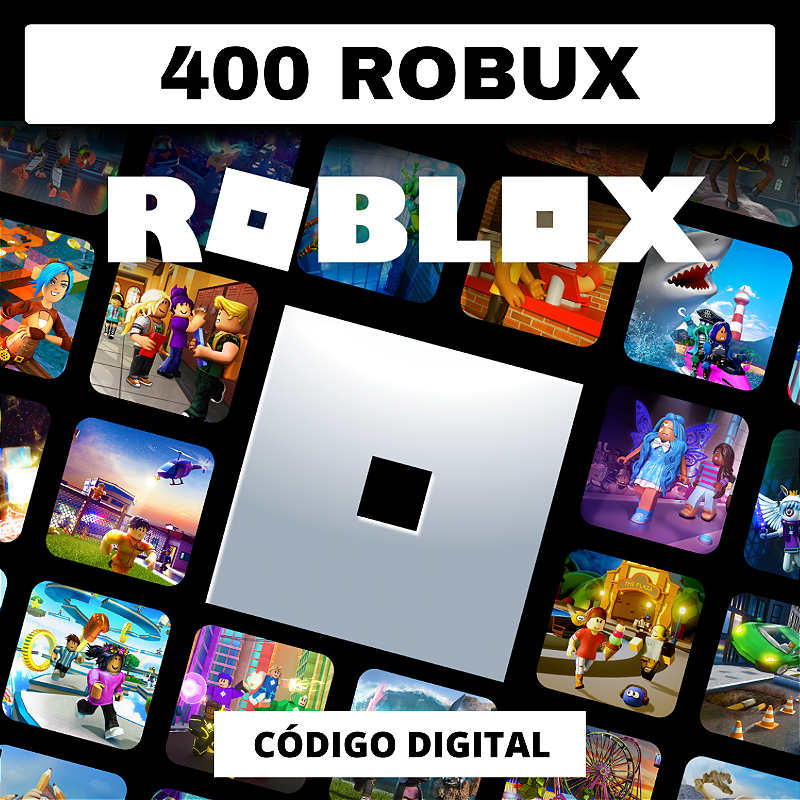Robox Cod's Rbux Roblox Gift Card Robux 400 Brasil - Código Digital - Playce - Games ...