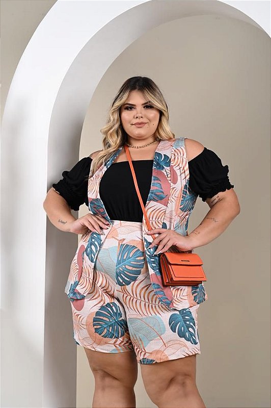 Conjunto Max Colete Luciane - 1041-55