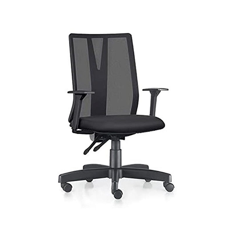 Cadeira Addit Presidente Ergonômica Sem Apoio Nr-17 Crepe Preto ...